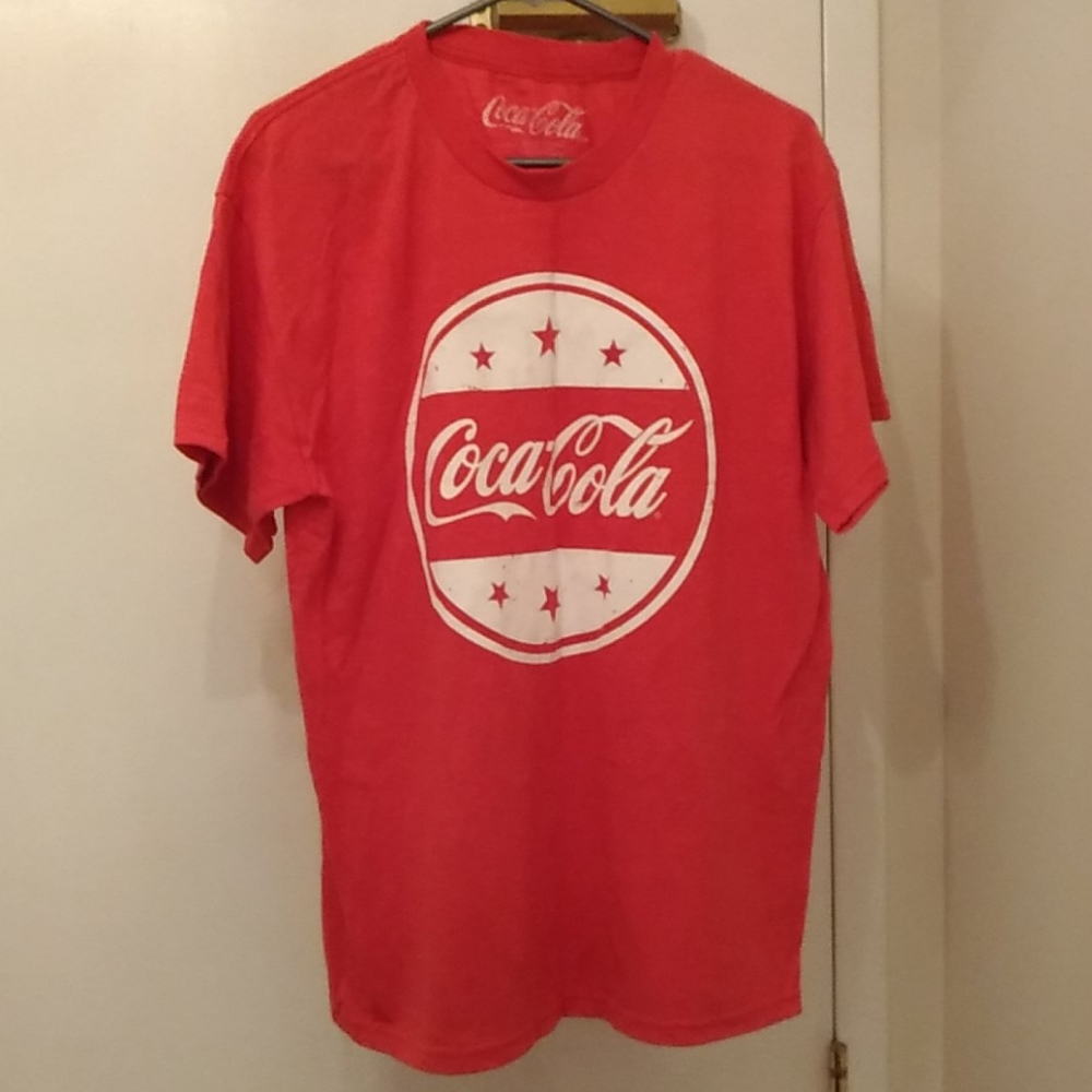 Coca Cola size L mens tee